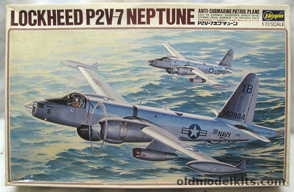 Hasegawa 1/72 Lockheed P2V-7 Neptune - (P2V7), K6 plastic model kit